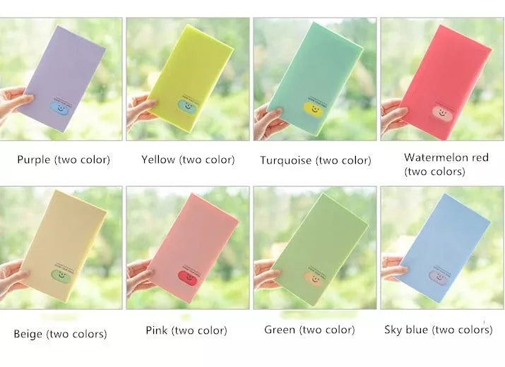 Bock business card case holding 120 cards in various colors