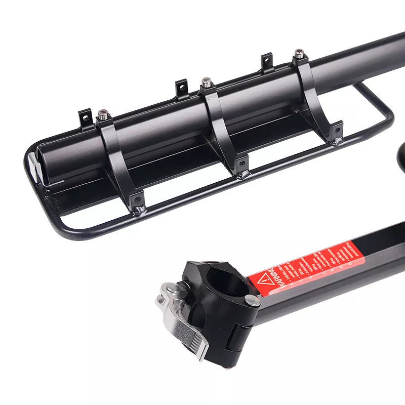 Adjustable aluminum bicycle quick release shelf for 20-29 inch bikes