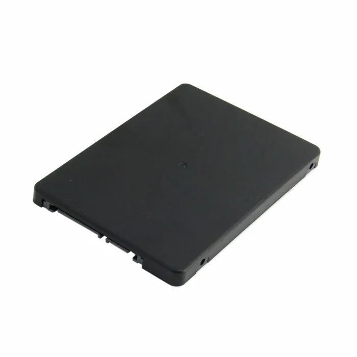 Black mSATA to SATA transfer box, 2.5 inch SATA 3.0 HDD enclosure, 7 mm ultra-thin