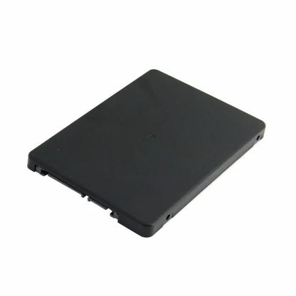 Black mSATA to SATA transfer box, 2.5 inch SATA 3.0 HDD enclosure, 7 mm ultra-thin