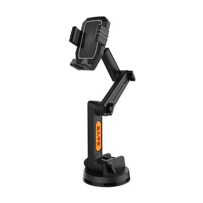 Suction cup car phone holder in grey or green, ABS and sponge bracket for dashboard or glass