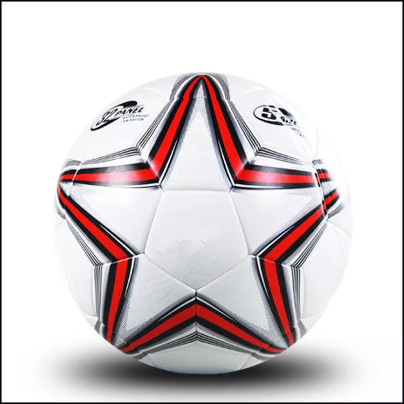 UEFA Champions League football in multi-color options, sizes quasi No. 4 and 5, with PU leather and butyl liner
