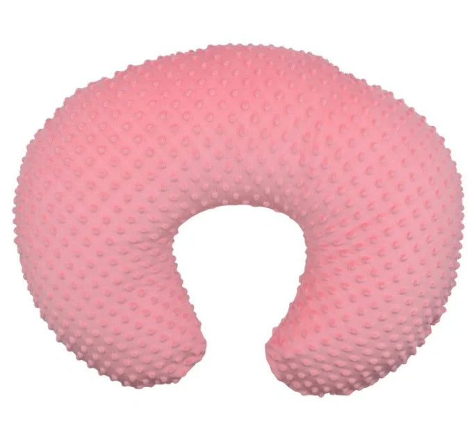 Soft coral fleece U-shaped nursing pillow pillowcase in various colors