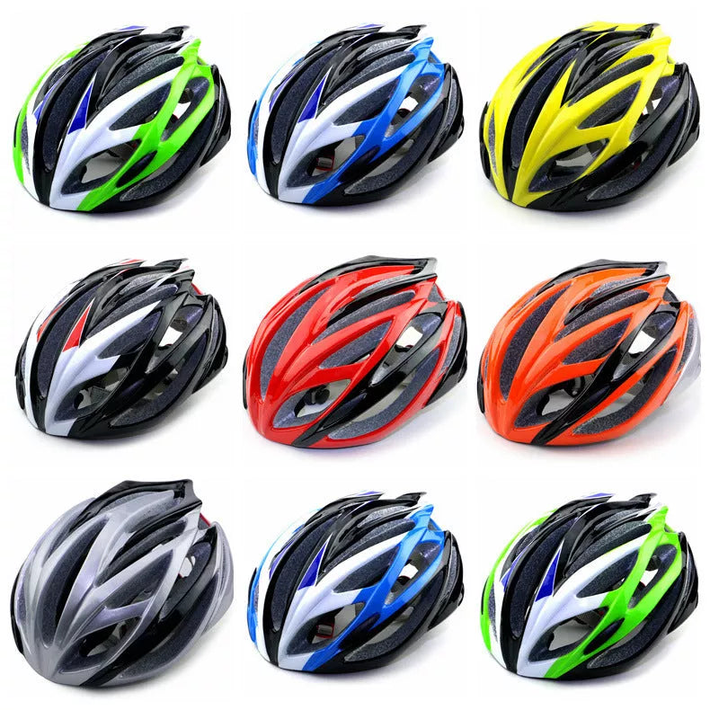 Bicycle integrated helmet with lock design and velvet lining in various colors