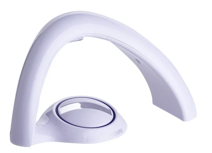 Magical Rainbow Projection Night Light casting colorful lights on a wall, creating a romantic and relaxing atmosphere
