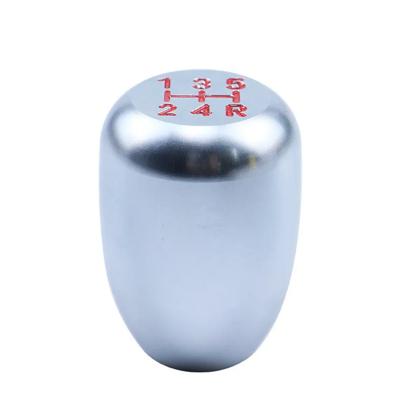 Universal car gear shift knob replacement kit with three rubber sleeves and aluminium collar