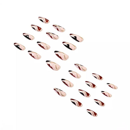 Fake nails with French color matching enamel for a durable, salon-quality manicure