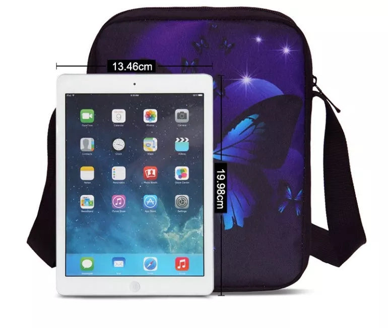 Marshmello black nylon computer backpack with spacious interior for 15.6-inch laptops