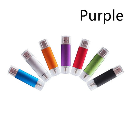 Caike aluminum alloy USB 2.0 flash drive in 32GB or 64GB with seven colour options