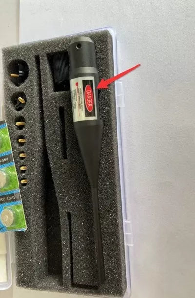 Precision horizontal calibrator with infrared red laser for zeroing devices