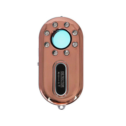 Portable anti-theft security alarm with infrared detection, loud alarm, and LED flashlight for safe travel