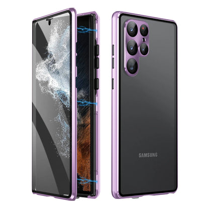 S24Ultra magnetic mirror phone case in multiple colours with peep-proof design and universal magnetic suction