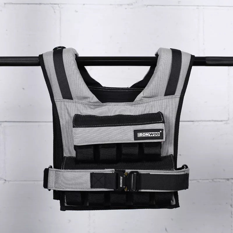 Chris Iron Block Fitness Weight Vest with adjustable steel plates for enhanced workouts