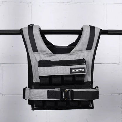 Chris Iron Block Fitness Weight Vest with adjustable steel plates for enhanced workouts