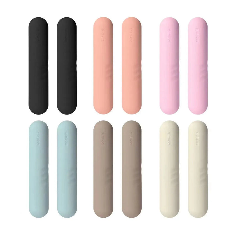 Silicone Edging Non-slip Hand-drawn Yoga Dumbbell Stick: 1-2.5kg adjustable fitness equipment with ergonomic grip for targeted muscle toning and improved workout stability