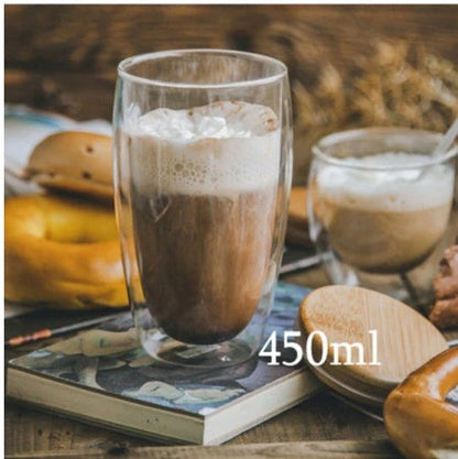 Double layer panda skull wine cup with Christmas tree design inside