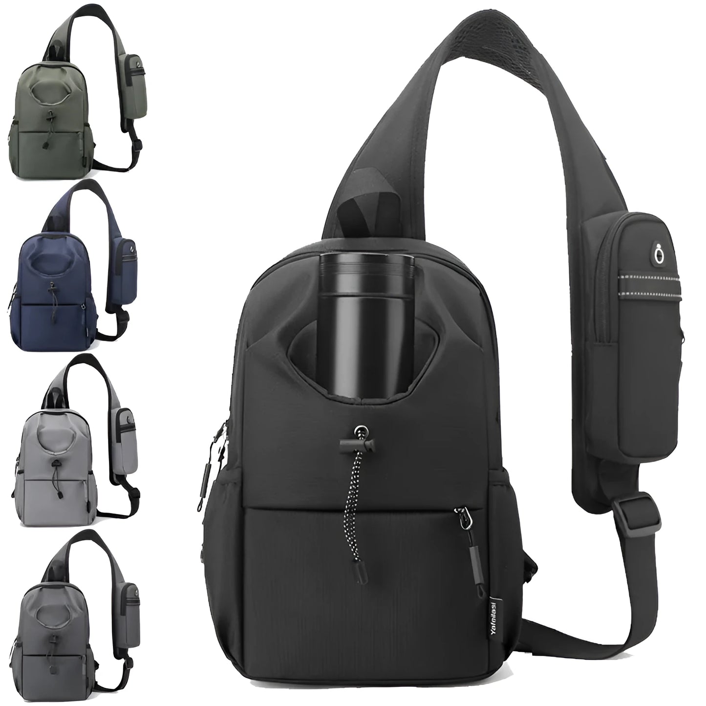 Waterproof oxford cloth kettle crossbody bag for travel in multiple colour options