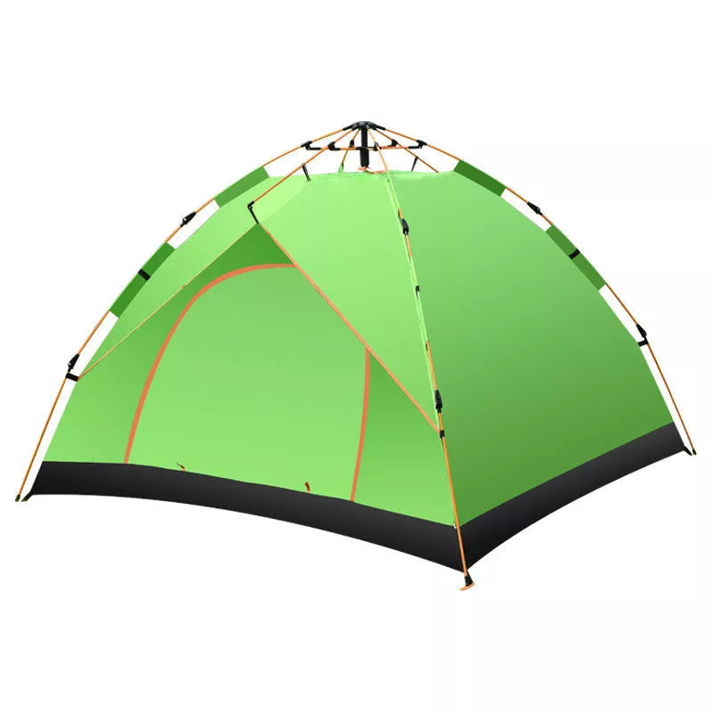 Double-Decker Automatic Tent for camping and outdoor travel, featuring automatic setup and waterproof design