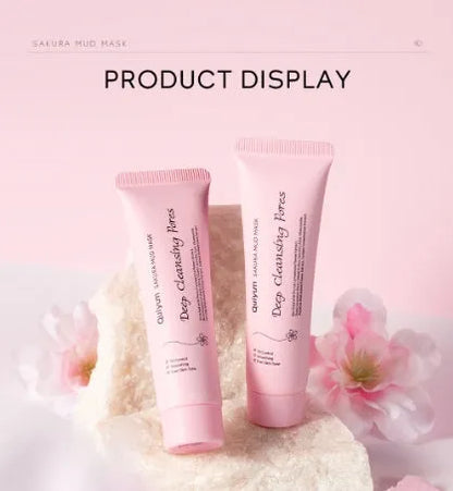 30g cherry blossom mud facial mask for cleansing, hydrating and moisturising skin