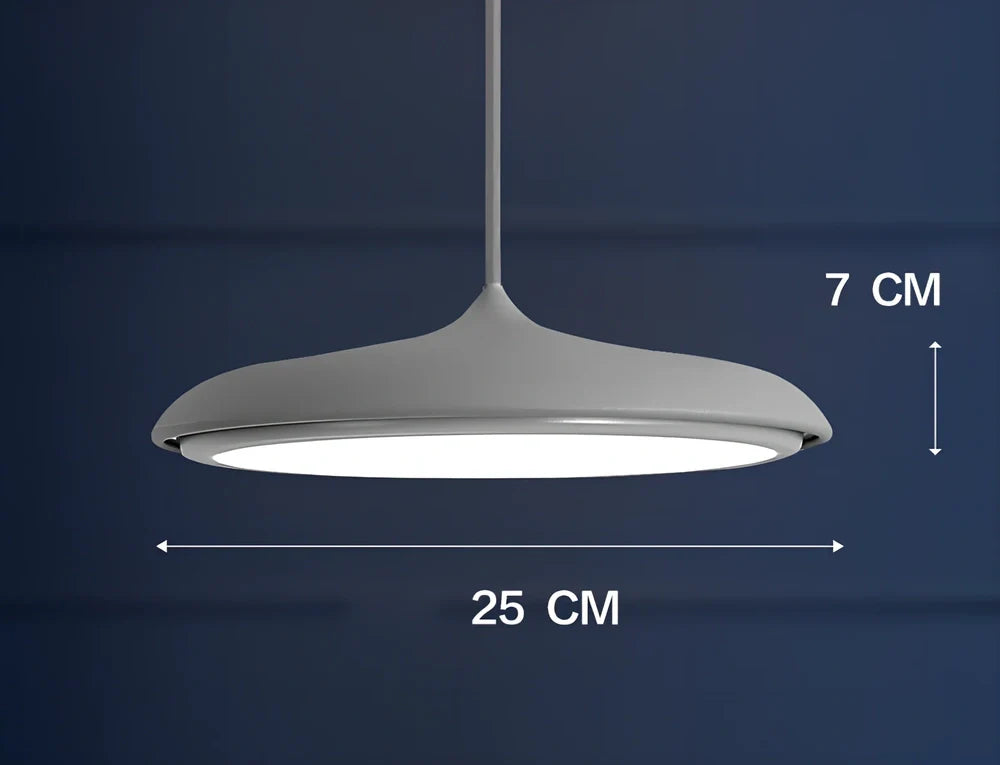 Nordic modern iron LED chandelier with fish-shaped design and adjustable 1.2m height