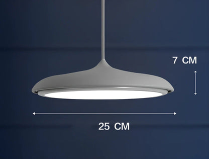 Nordic modern iron LED chandelier with fish-shaped design and adjustable 1.2m height