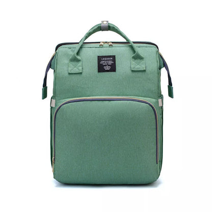 LEQUEEN Portable Folding Crib Mommy Backpack in various colors with 20kg capacity