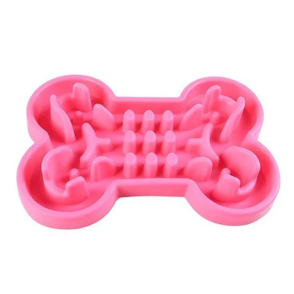 Slow-Eating Anti-Bloat Pet Bowl for Dogs - Innovative Maze Design, Durable Silicone Construction, and Variety of Vibrant Colors