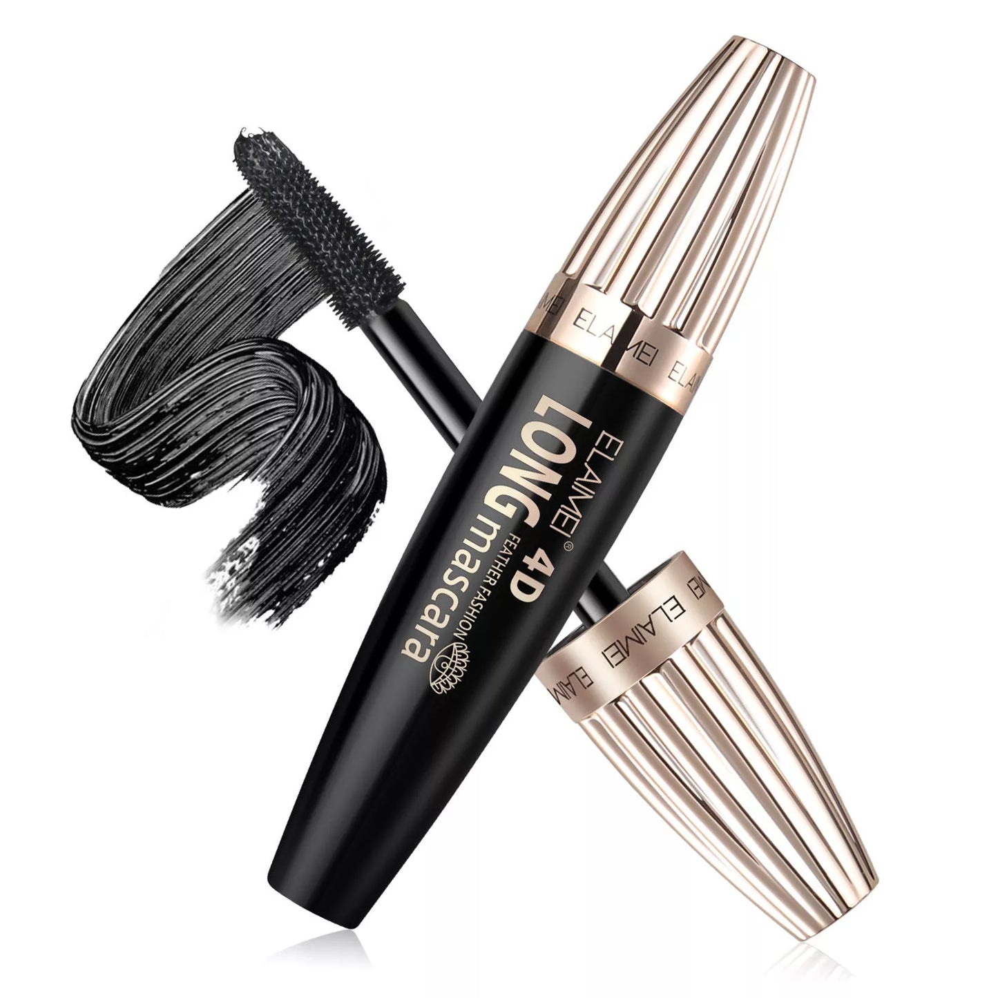 Long 4D Curling Sunflower Mascara in Black for voluminous, lengthened lashes