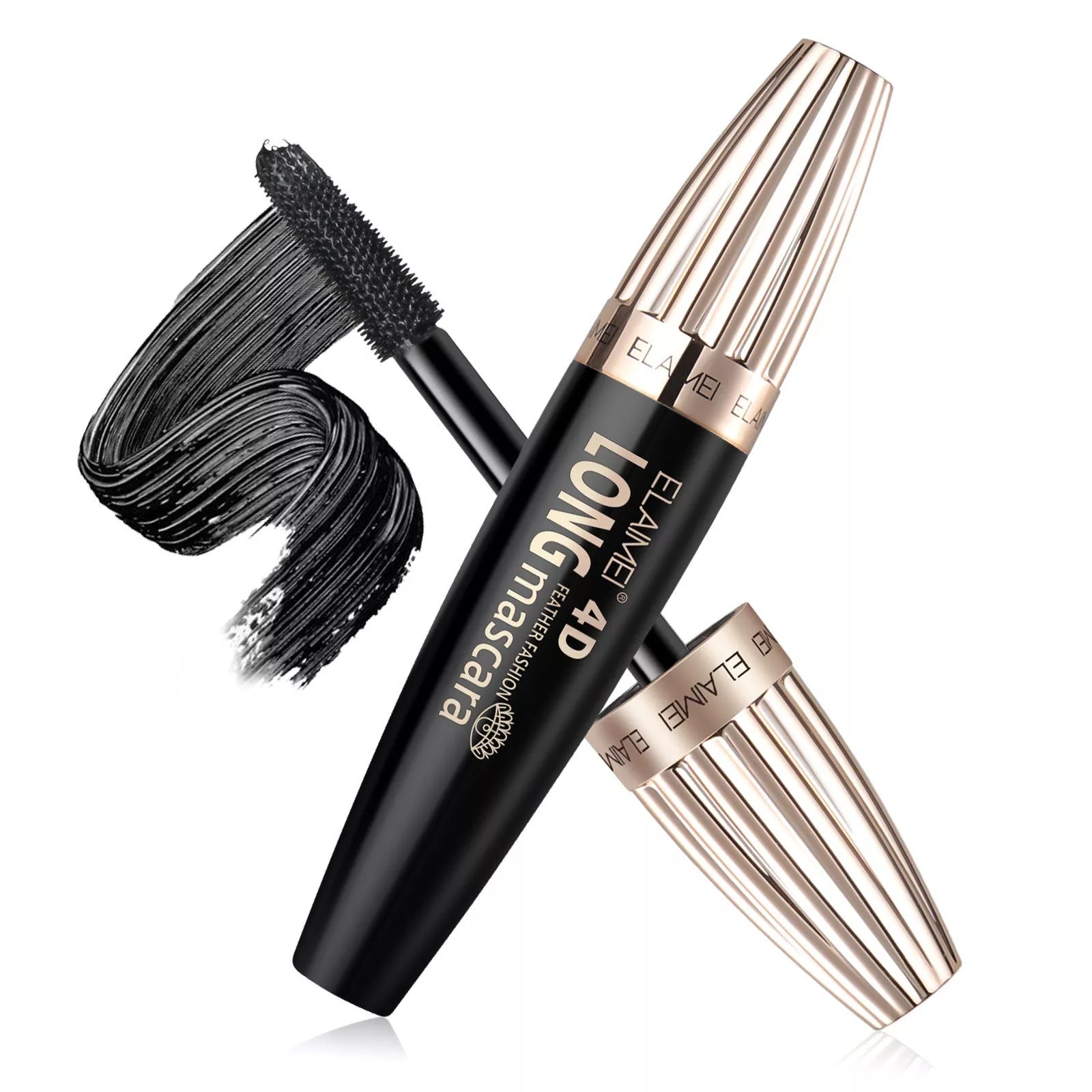 Long 4D Curling Sunflower Mascara in Black for voluminous, lengthened lashes