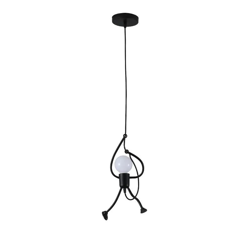 Small iron chandelier pendant light in modern simplicity style for restaurant cafe and clothing store decoration