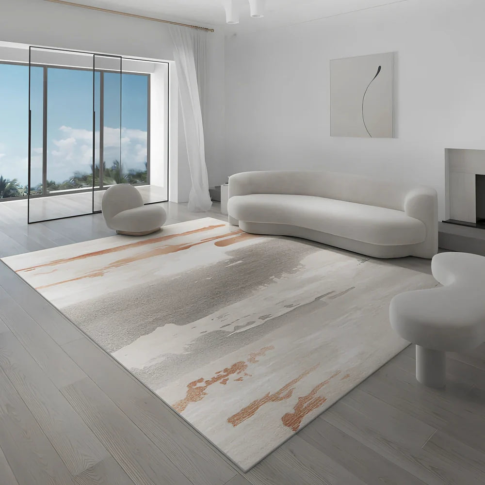 Chinese classical rectangular carpet with machine-woven crystal velvet measuring 120x160cm