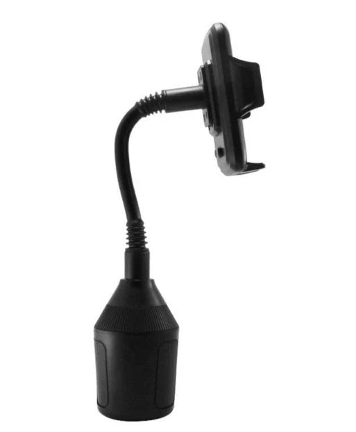 Adjustable car cup holder and smartphone mount with 360-degree rotation and eco-friendly ABS design