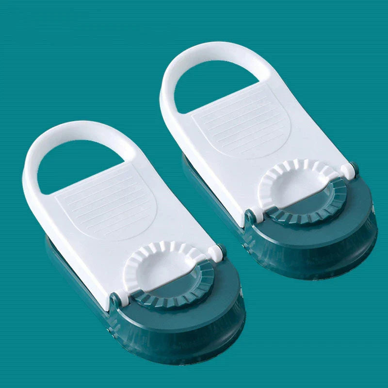 Premium 2-in-1 Dumpling Maker with Ergonomic Handle and Versatile Design for Effortless Dough Pressing and Skin Forming