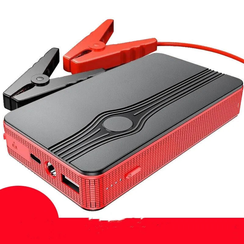 Red K4-E automobile emergency starting power supply with 6000mAh capacity for jump-starting and device charging