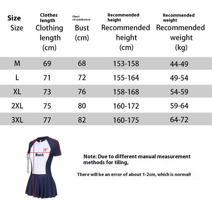 Women's conservative one-piece sports swimsuit in a tight fit, shown in colour E92 or E93.