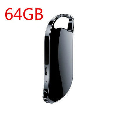 Keychain Voice Recorder with Metal and Zinc Alloy Construction, High-Definition Audio Capture, and Versatile 3-in-1 Functionality