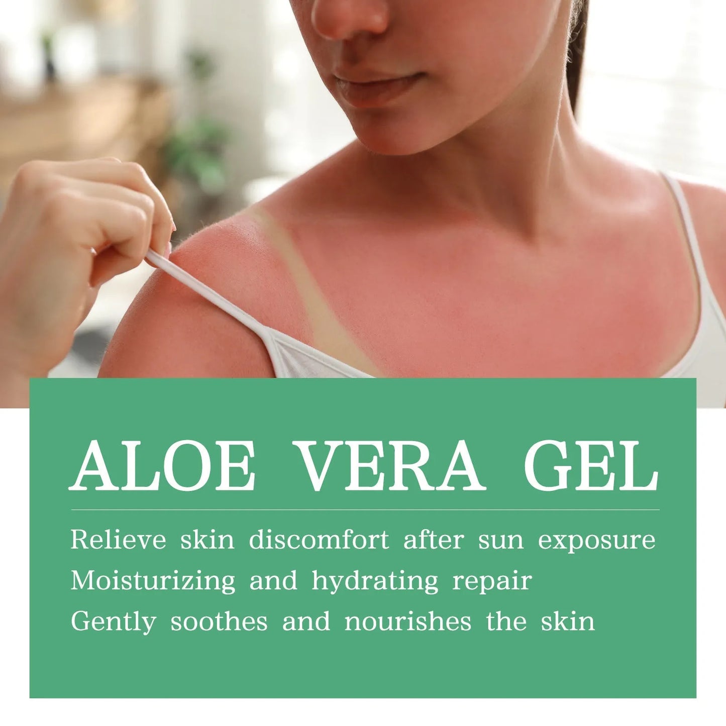 Tanning cream and aloe vera gel set for natural bronzing with after sun repair
