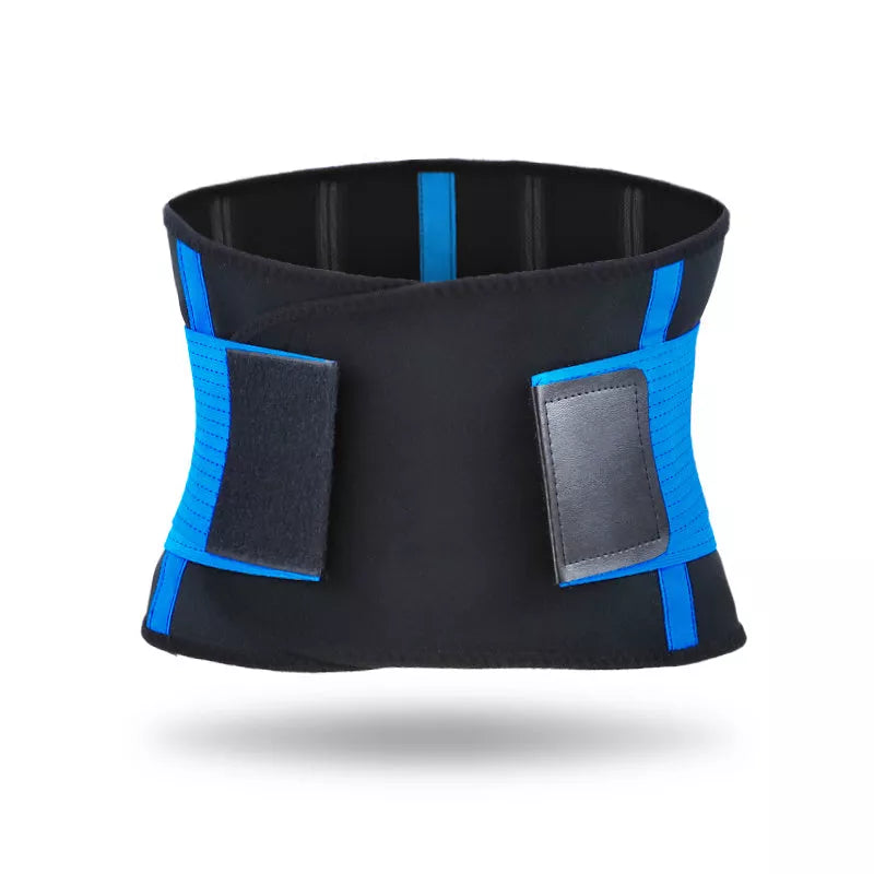 Neoprene sports belt for lower back support during fitness activities