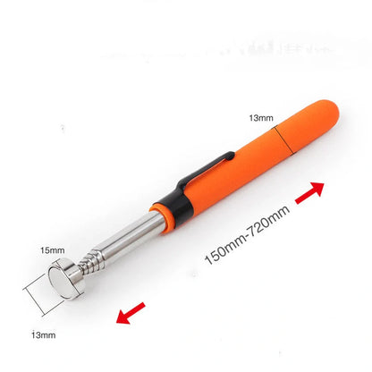 LED Magnetic Pick Up Tool with telescopic shaft and LED light for retrieving small metal objects