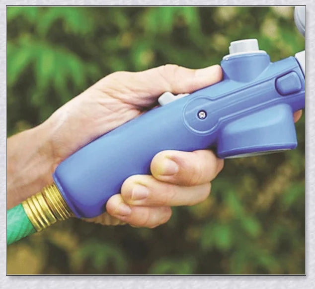 The 360 Woof Washer, an innovative dog washing system with a 360-degree water jet to thoroughly clean your furry friend.