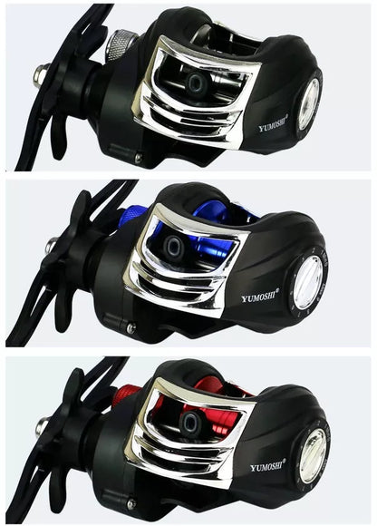 YUMOSHI AK Series Fishing Reel with magnetic brake and full metal construction