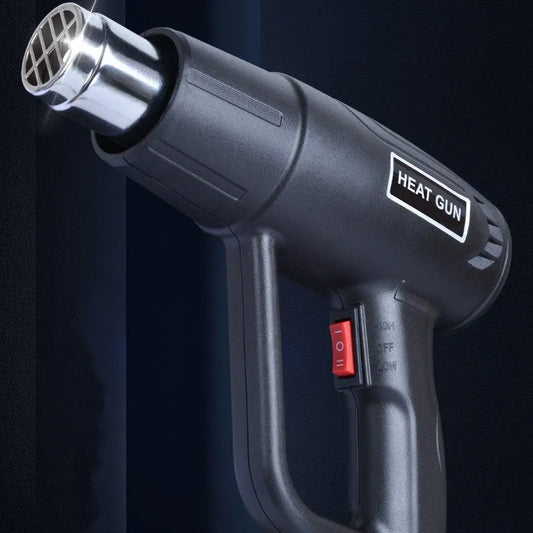 2000W hot air tool with grid air outlet design and anti-slip thermal insulation shell for industrial heating applications