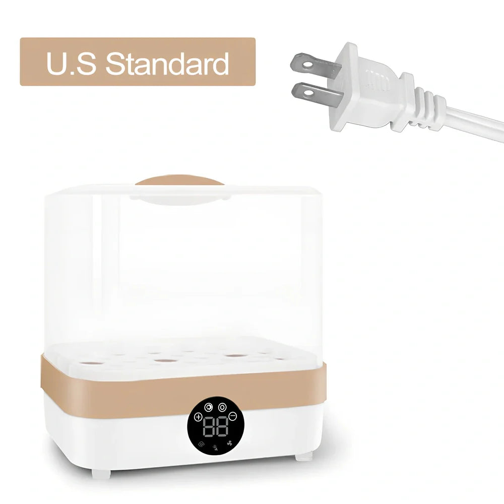 ZRX-0860 baby bottle steriliser dryer with polypropylene housing and 400W heating element