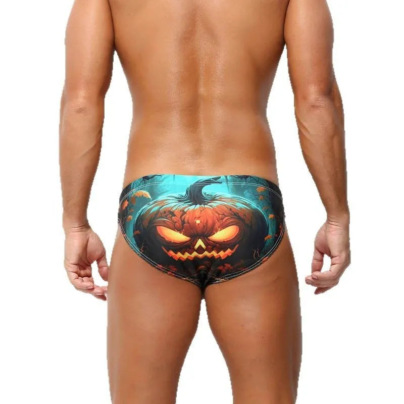 Men's low waisted quick-drying polyester shorts with digital printing in multiple colour options