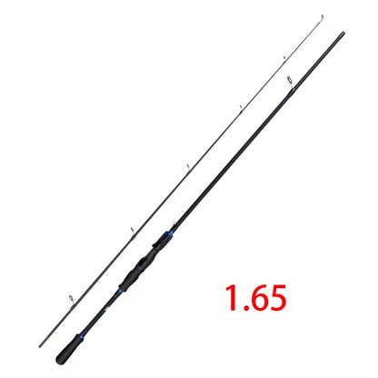 Carbon Luya Long-range Fishing Rod in red and blue colors for sea and freshwater fishing