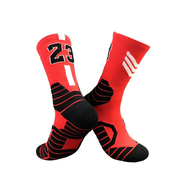 Premium basketball socks with moisture-wicking technology and supportive fit for enhanced sports performance