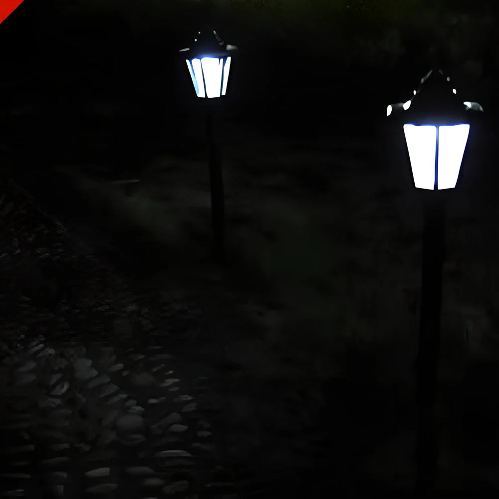 Hexagonal solar wall light with 20cm design and IP44 weather protection for outdoor gardens