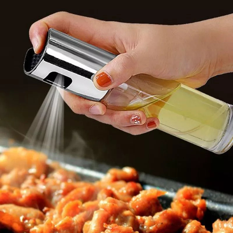 BBQ Healthy Kitchen Cooking Oil Vinegar Spray Bottle with precision spray mechanism