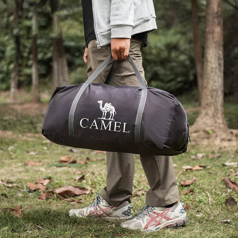 Quick Build Glass Pole Waterproof Camping Tent for group outdoor adventures