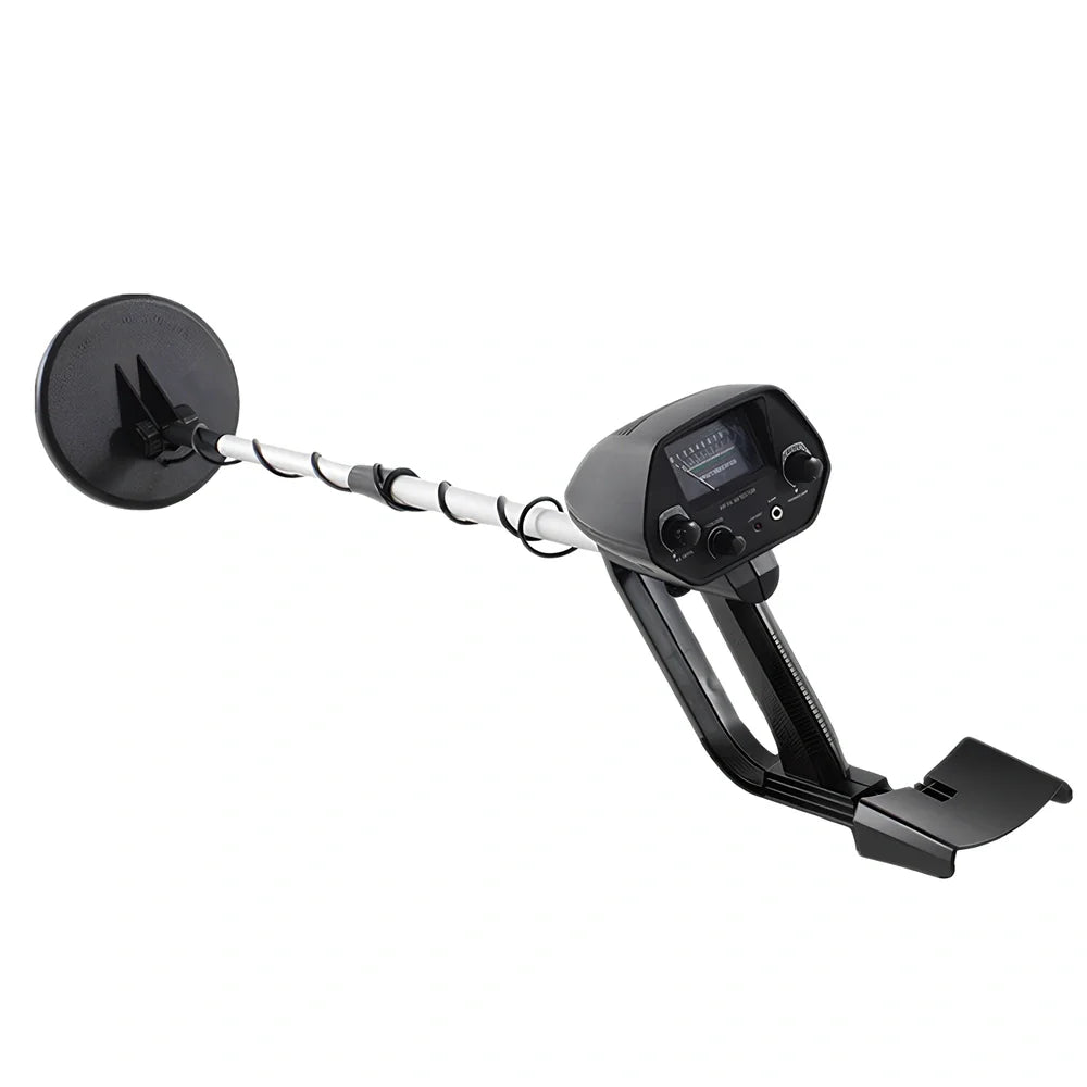 Underground metal detector with 1 metre range, 545x220x110 mm size for beginner coin detection